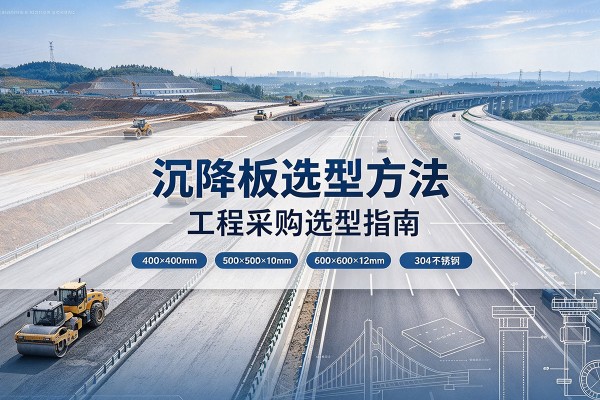 雷州沉降板选择方法