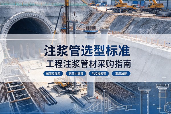 雷州注浆管选型标准