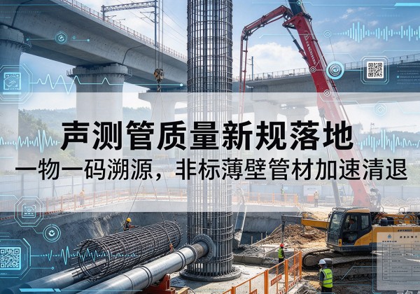 雷州声测管质量新规落地，一物一码溯源，非标薄壁管材加速清退