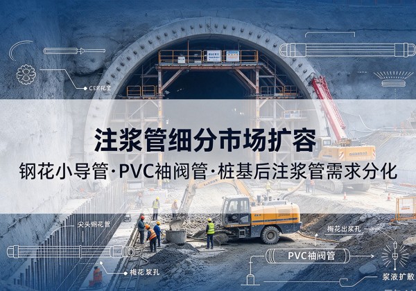 雷州注浆管细分市场扩容，隧道钢花小导管、PVC 袖阀管、桩基后注浆管需求分化